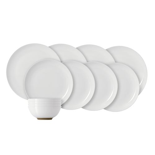 Royal Doulton Olio by Barber Osgerby 12pc Dinner Set of 12 - White