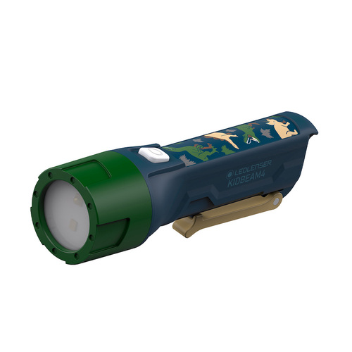 Led Lenser Kidbeam4 Kids Children's Torch w/ Multi Colour Light Green