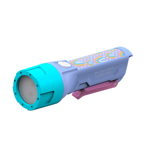Led Lenser Kidbeam4 Kids Children's Torch w/ Multi Colour Light Purple