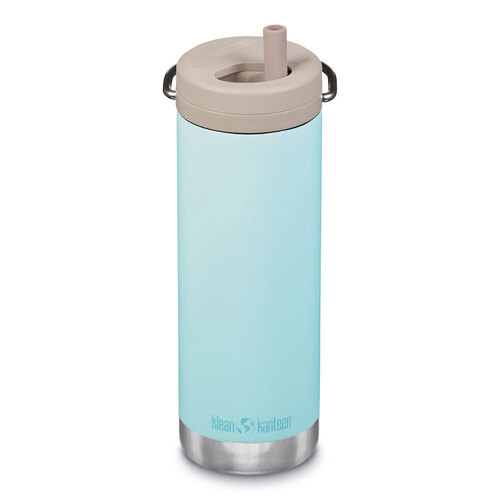 Klean Kanteen 16oz 473ml TKWide Insulated W/ Twist Cap Bottle Blue Tint