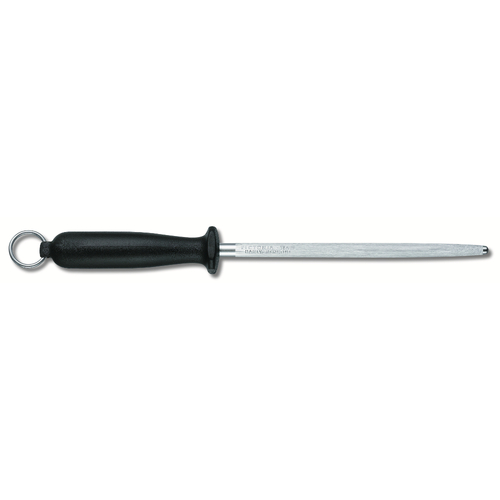 Victorinox Round Fine Cut 20cm Knife Sharpening Steel | Black 7.8013