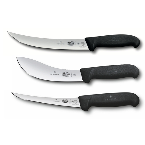 Victorinox 3pc Butcher Knife Set | Skinning Boning Breaking | 3 Piece