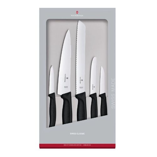 Victorinox 5 Piece Kitchen Knife Set Gift Boxed 5pc Knives |  6.7133.5G
