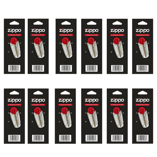 Zippo Lighter Flint Replacement Pack of 12 | Total 72 x Flints