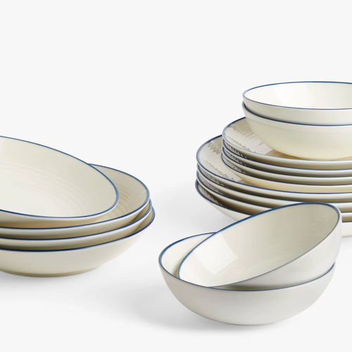 Royal Doulton Gordon Ramsay Maze Denim Line 16pc Dinner Stoneware | Set of 16