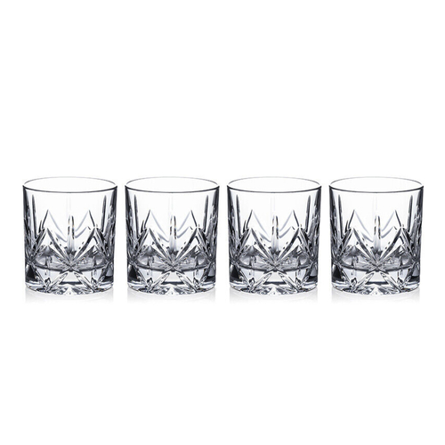 Royal Doulton Karmen Crystal Whiskey Tumbler 250ml - Set Of 4 Glasses