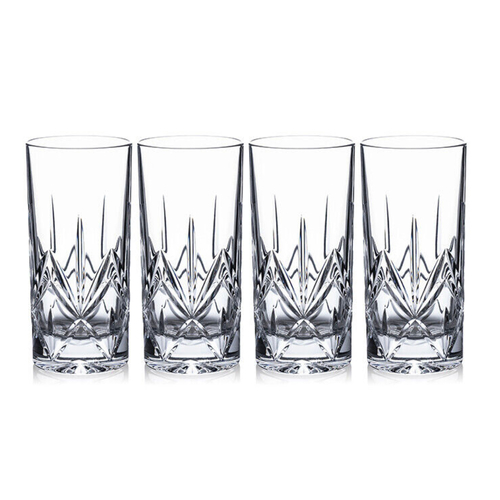 Royal Doulton Karmen Crystal Highball Tumbler 300ml - Set Of 4 Glasses