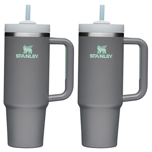 Stanley 30oz / 0.89L Quencher H2.0 Tumbler | 2 Pack Charcoal