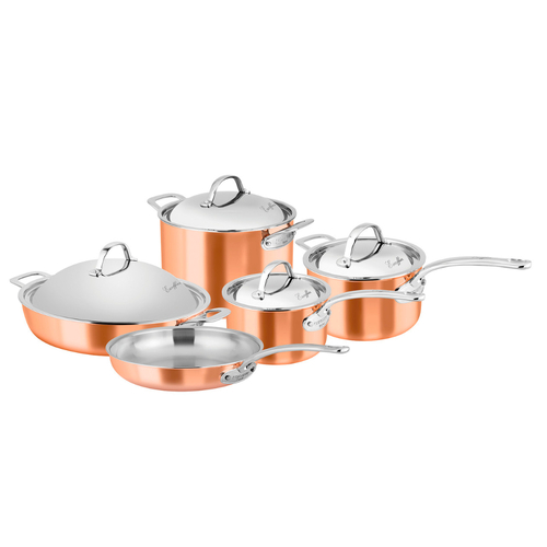 Chasseur Escoffier 5pc Induction Copper Cookware Set