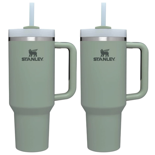 Stanley 40oz / 1.18L Quencher H2.0 Tumbler | 2 Pack Soft Matte Bay Leaf