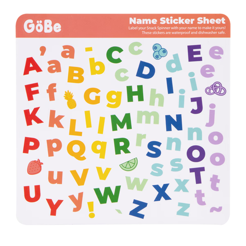 GoBe Kids Sticker Sheet