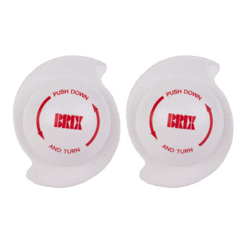 Brix Multigrip Safety Cap Bottle Opener Set of 2