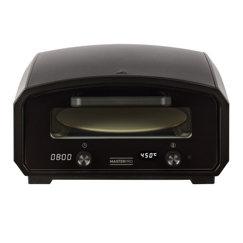 MasterPro 13" Indoor & Outdoor Pizza Oven | Black 56 x 50 x 30cm