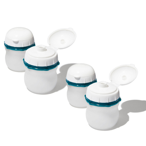 OXO Good Grips Prep & Go Silicone Squeeze Bottles 4 Piece