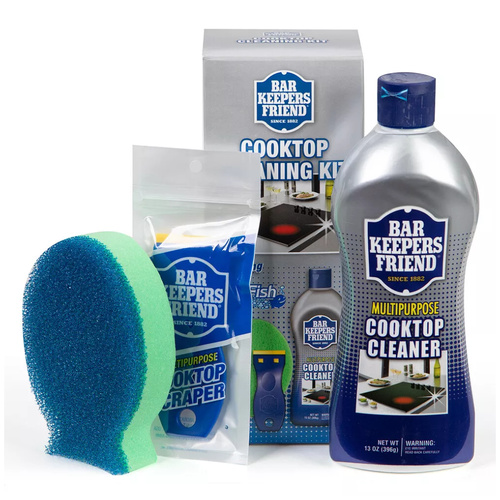 Bar Keepers Friend Cooktop Cleaning Kit | 3 Piece