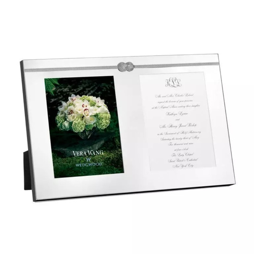 Wedgwood Vera Wang Infinity Double Silver Frame