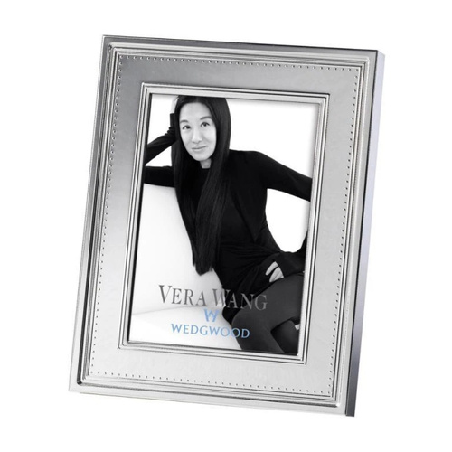 Wedgwood Vera Wang Grosgrain Silver Giftware Frame 8"x10"