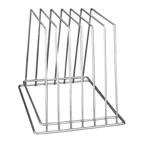 Trenton 6 Slot Chrome Plated Cutting Board Rack