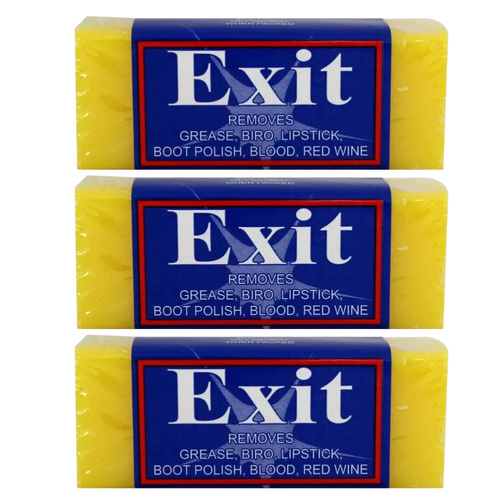 Exit Soap Stain Remover Grease Biro Blood Stain Multi Purpose Cleaner | Set of 3