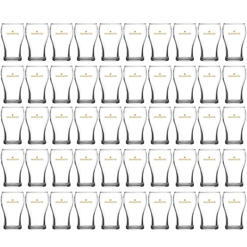 Crown Nucleated Headmaster Beer Washington Glasses 425ml | Set of 48