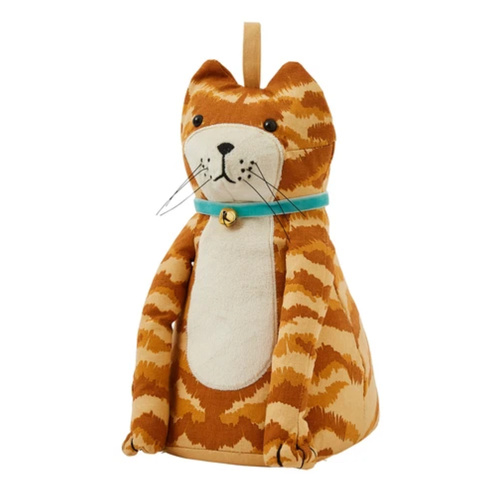 Ulster Weavers Marmalade Cat Shaped Doorstop Orange | 16 x 28 x 14cm