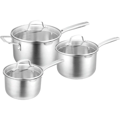 Pyrolux 3 Piece Radius 85 16cm, 18cm & 20cm Saucepan Set | 3pc