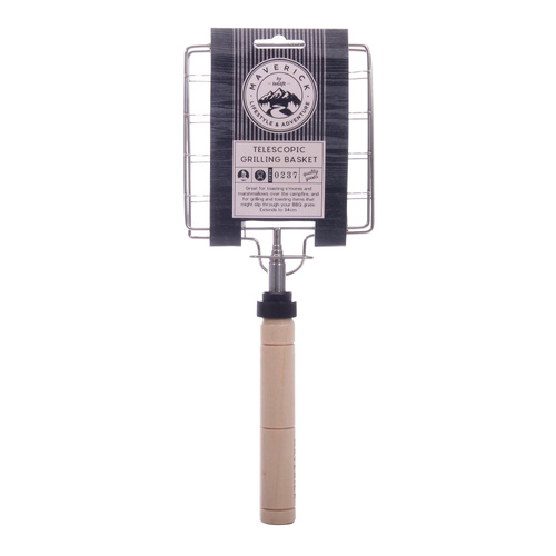 Maverick BBQ Telescopic Grill Basket Extends to 57cm