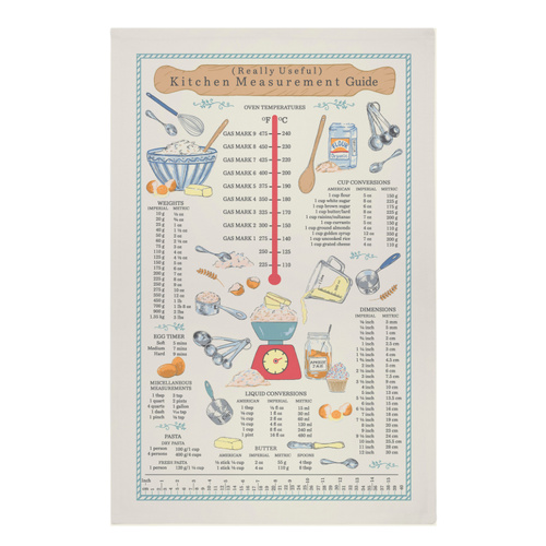 Ulster Weavers Kitchen Measurements Cotton Tea Towel | 74 x 48cm