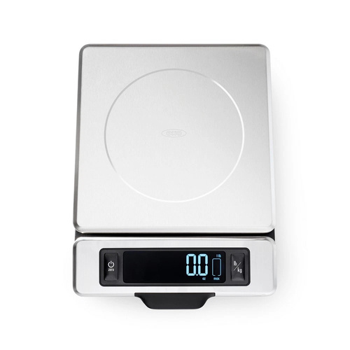 OXO Good Grips Digital Food Kitchen Food Scale w/ Pull Out Display | Stainless Steel