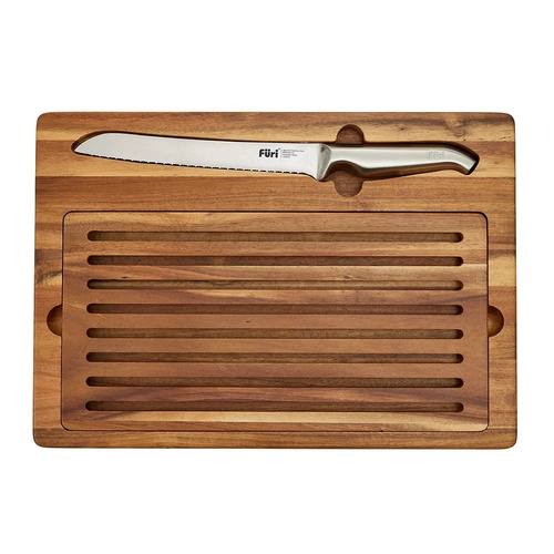 Furi Pro Bread Knife and Board 2 Piece Set