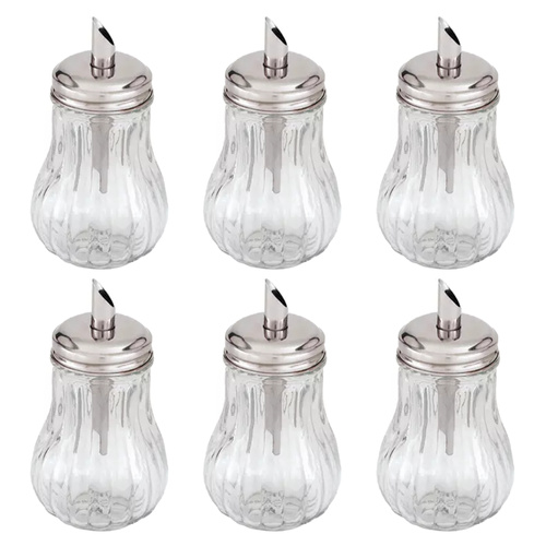Trenton Glass Sugar Dispenser 285ml Tilt a Spoon Set of 6
