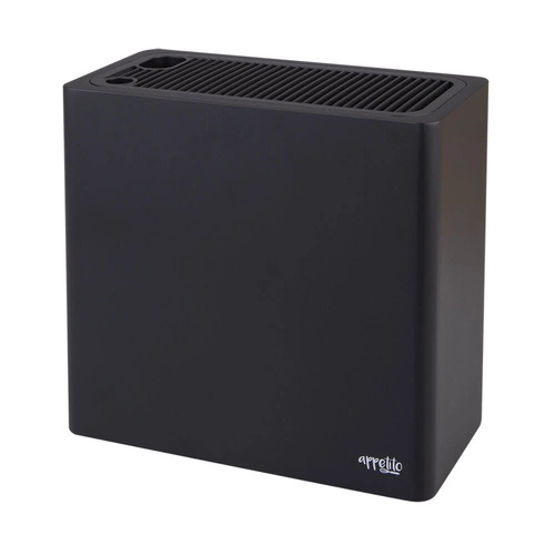 Appetito Rectangle Universal Knife Block Empty Matte Black