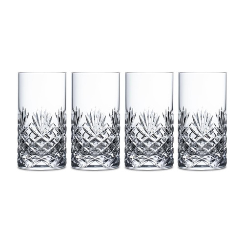 Royal Doulton Highgate Crystal Highball Tumbler 360ml - Set Of 4 Glasses
