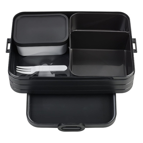 Mepal Take a Break Bento Lunch Box | Large Nordic Black