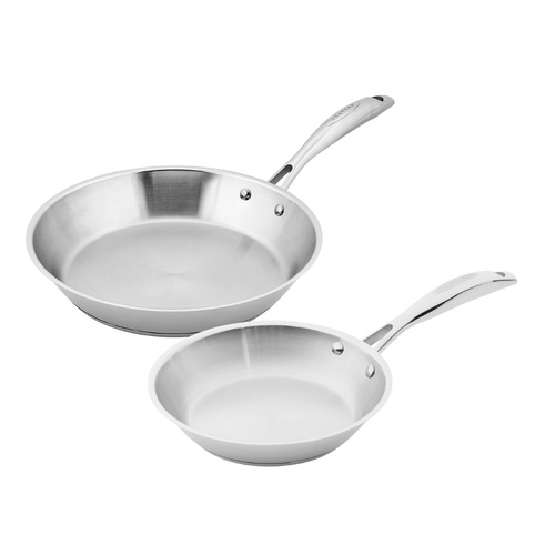 Scanpan STS 2 Piece Stainless Steel 20cm & 28cm Frypan Set | 2pc