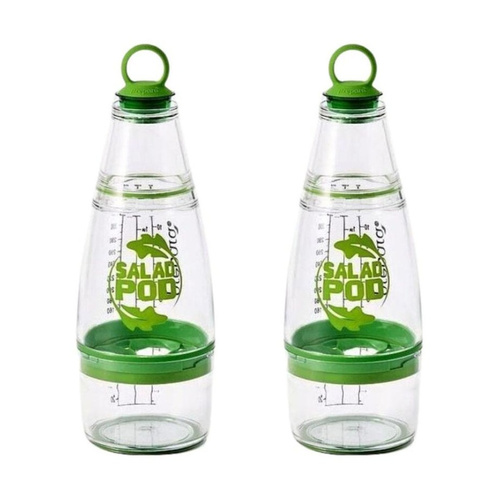 Prepara Salad Pod Dressing Mixer Set of 2