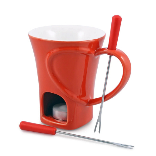 Swissmar Sweetheart 4pc Chocolate Fondue Mug Set 4 Piece