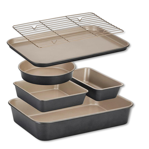 Stanley Rogers Ceramabake Cleverstack 6 Piece Bakeware Set