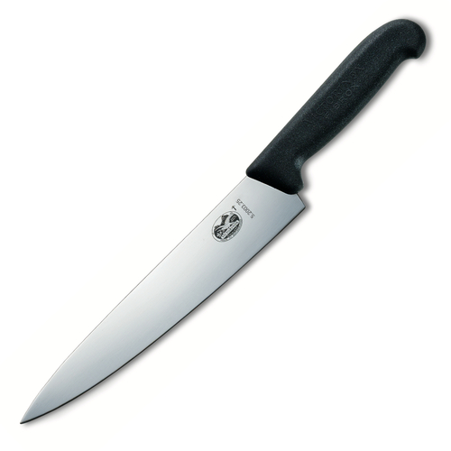 Victorinox Cooks Carving Knife 25cm Fibrox Handle Black 5.2003.25