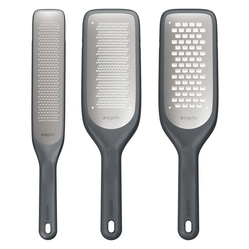Zyliss Stainless Steel Coarse Fine Rasp Grater Set of 3