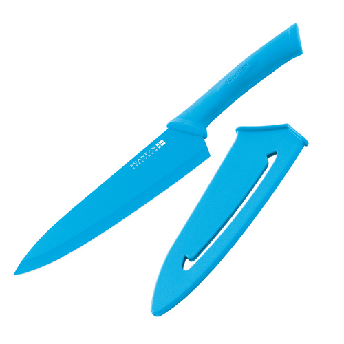 SCANPAN SPECTRUM KNIVES BLUE COOKS CHEFS KNIFE 18CM SCAN PAN COLOURFUL KNIVES