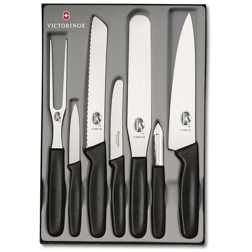 Victorinox 7 Piece Kitchen Knife Set Gift Box | 7pc Knives 5.1103.7