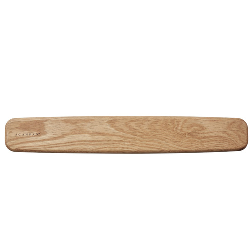 NEW SCANPAN MAITRE D MAGNETIC KNIFE OAK RACK 42CM 18529