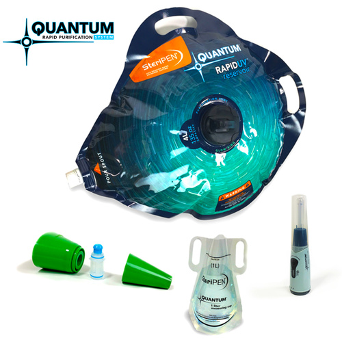 NEW STERIPEN QUANTUM RAPID UV WATER PURIFIER PORTABLE SYSTEM XPQUPFSYSEFG
