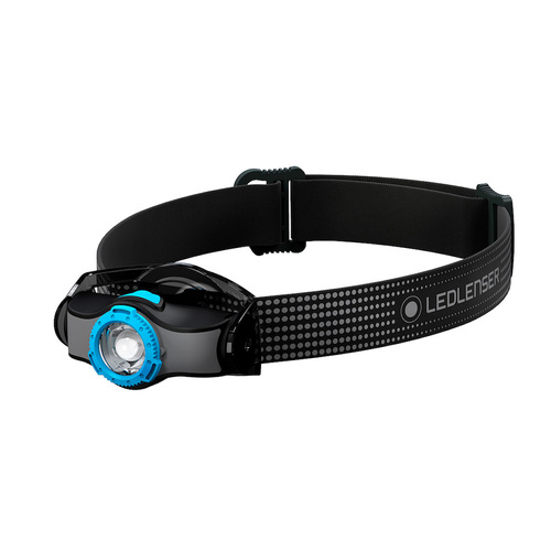 LED LENSER MH3 HEAD TORCH 200 LUMENS HEADLAMP BLACK & BLUE