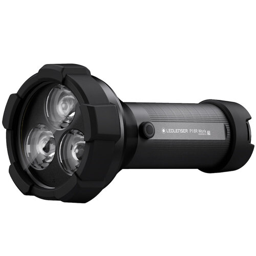 Led Lenser P18R Work Torch Rechargeable 4500 Lumen Flashlight 
