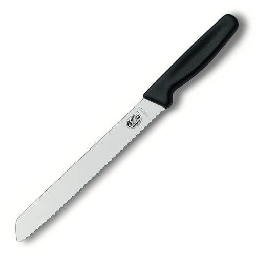 NEW VICTORINOX SERRATED EDGE BREAD KNIFE 18CM FIBROX 5.1633.18