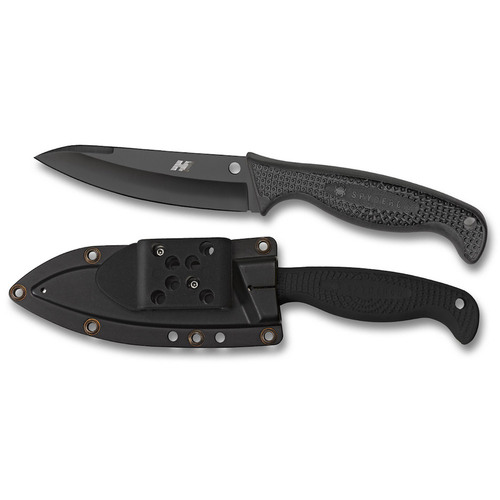 Syderco Aqua Salt Lightweight Black Plain Fixed Black Blade Knife YSFB23PBBK