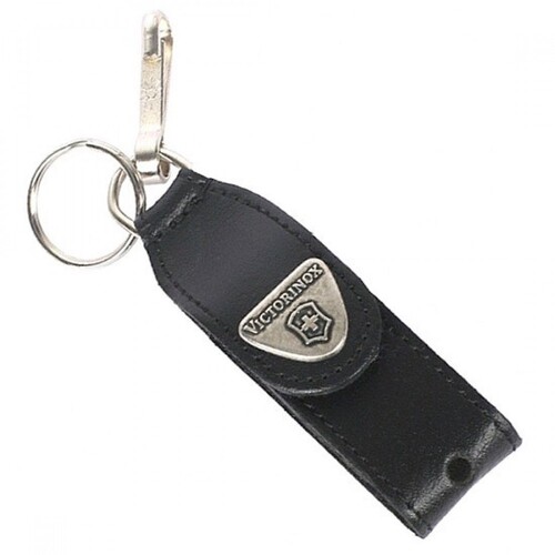 NEW VICTORINOX SWISS ARMY KNIFE BLACK LEATHER POUCH FOR CLASSIC 
