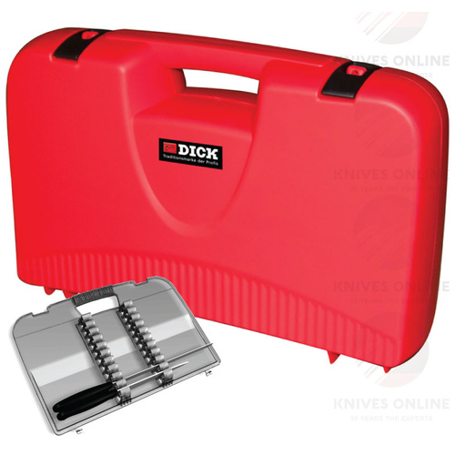 NEW FDICK LOCKABLE KNIFE CARRY CASE COOK CHEF SAFE F DICK | RED
